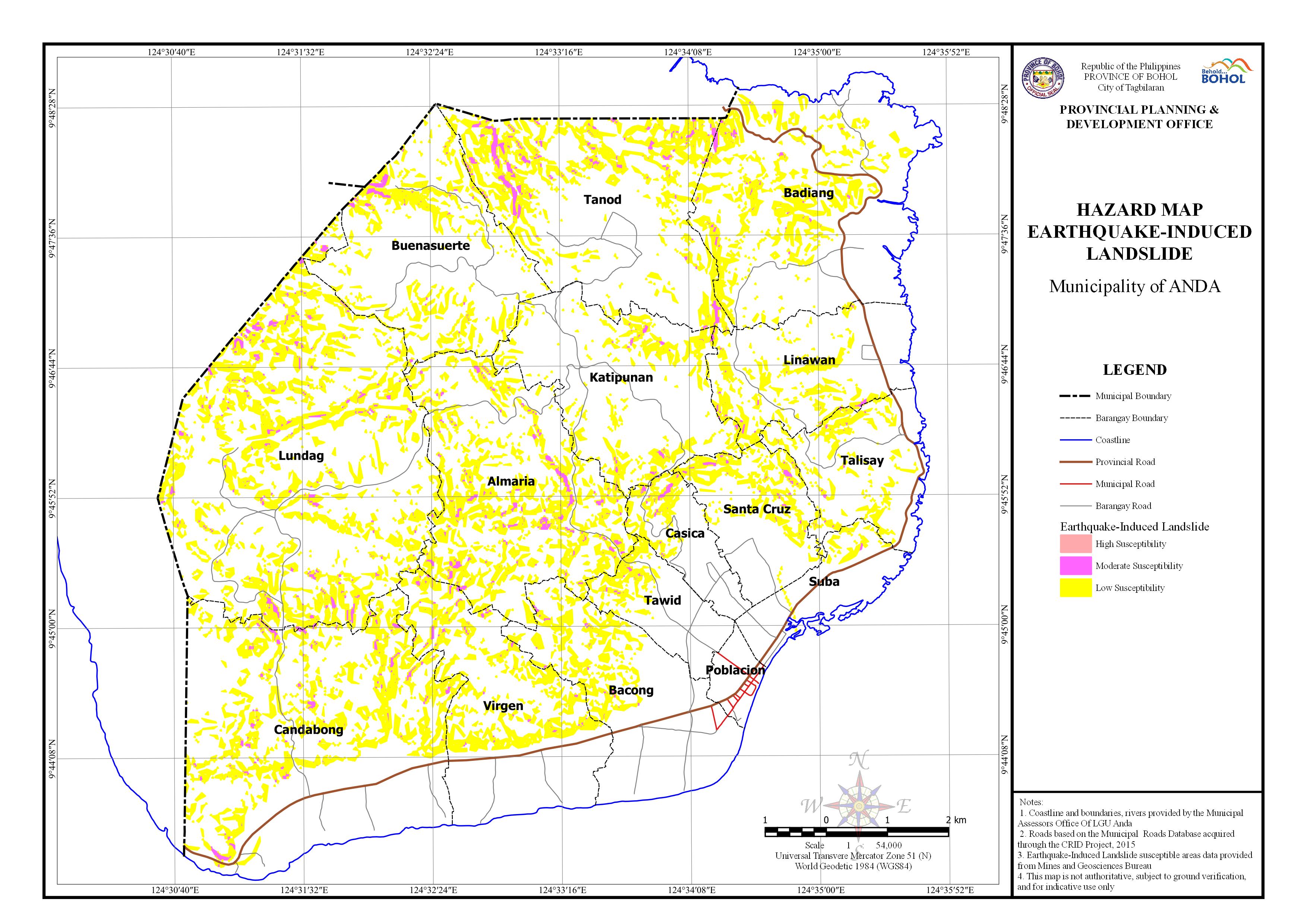 Earthquake-Induced Landslide – PPDO BOHOL